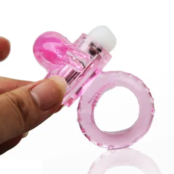pink rabbit delay Rings Massage man Stick Masturbation Enhance ring sex tool stimulate Utensils Vibrator silicone brush 5