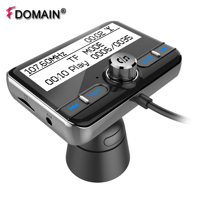 

FDOMAIN Multi-function car DAB digital radio adapter auto stereo Bluetooth handsfree car kit MP3 player FM transmitter