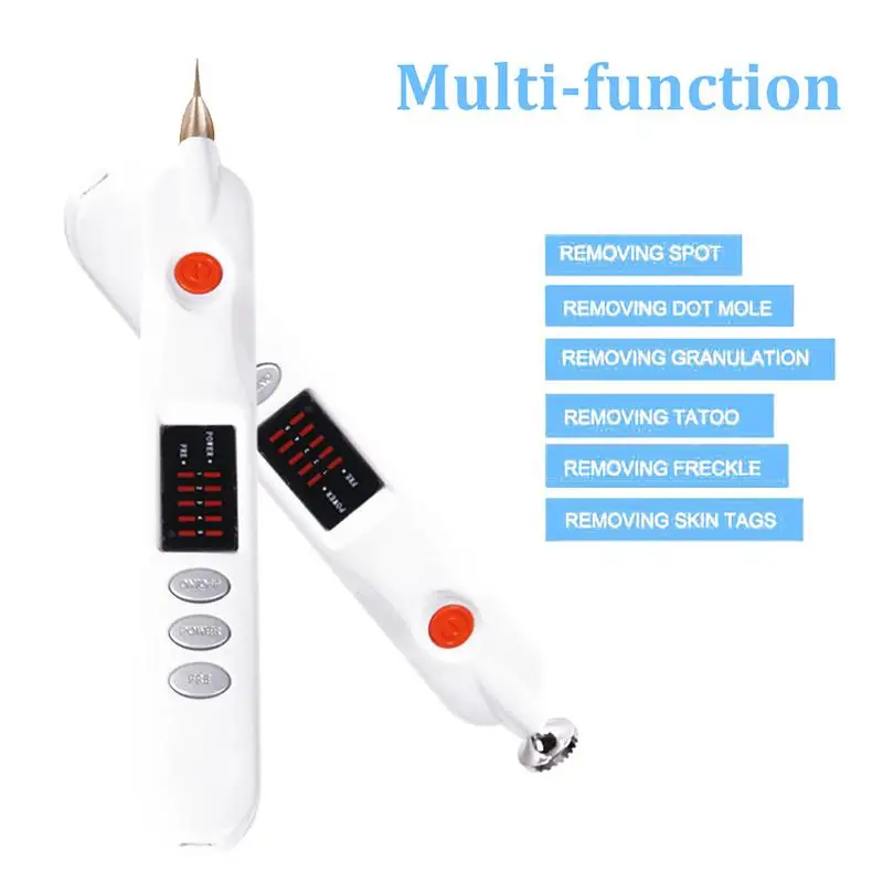 

1Pcs Dot Mole Removal Pen Light Therapy Scar Mole Freckle Removal Machine Plasma Health Beauty Device Skin Care Tool