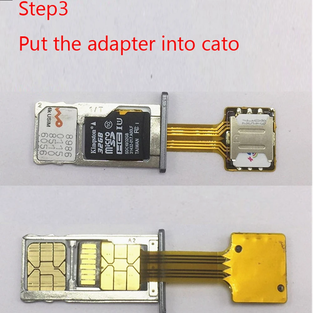 Гибридный двойной сим карты Micro SD адаптер удлинитель 2 нано микро мини конвертер