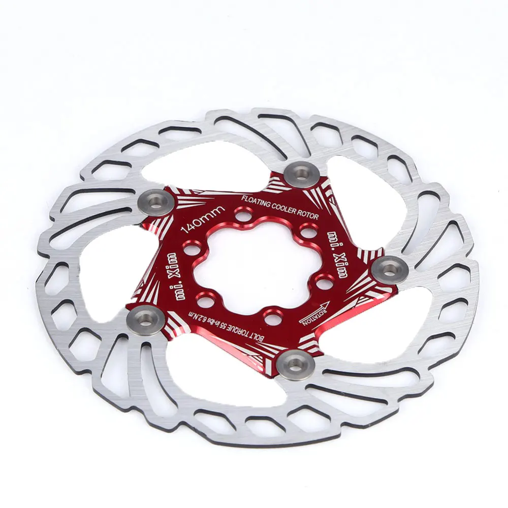 Mi. Xim велосипедные тормозные роторы 140 мм плавающий велосипедный диск из нержавеющей стали тормозной механизм горного велосипеда Аксессуары для велосипеда