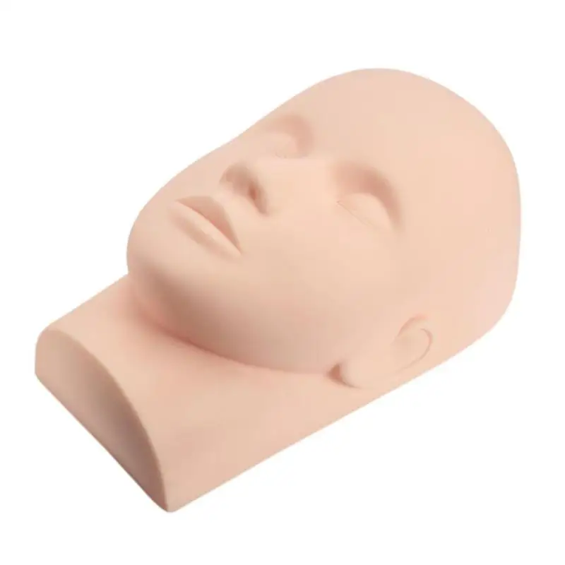 

Mannequin Flat Head for Eyelashes Grafted Makeup Eye Lash Graft Practice Head Eyelashes Extension Tool Model