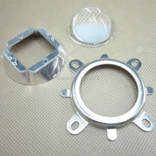 44 мм Светодиодные стеклянные линзы 60 градусов 120 градусов+ 50 мм рефлекторный коллиматор+ фиксированный кронштейн для 20 Вт 30 Вт 50 Вт 100 Вт COB чип высокой мощности