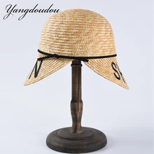 Шерлок Холмс Deerstalker шляпа весна лето женская соломенная шляпа Головной убор детектива двойной Брим берет шляпа от солнца