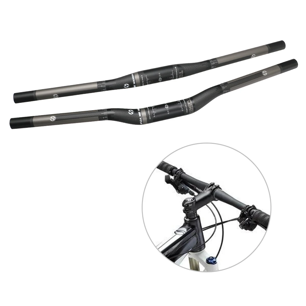 31.8mm Ultralight 3K Matt Carbon Fiber Bicycle Handlebar Mountain Bike