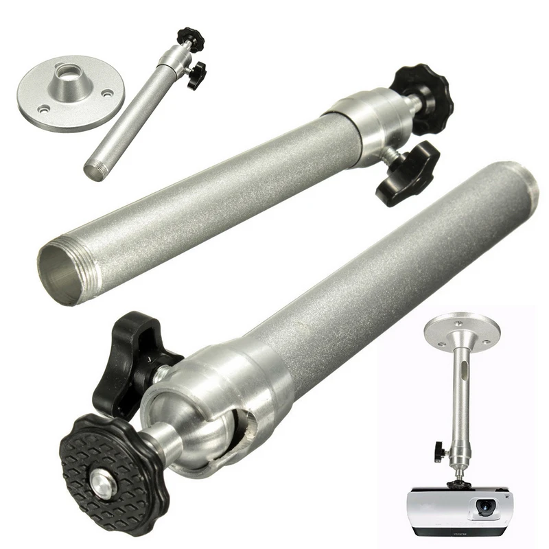 New Arrival 1pc 360 Degree Adjustable Projector Ceiling Mount Stand 18CM Wall Projector Bracket Metal Swivel Mount New Arrival 1pc 360 Degree Adjustable Projector Ceiling Mount Stand 18CM Wall Projector Bracket Metal Swivel Mount