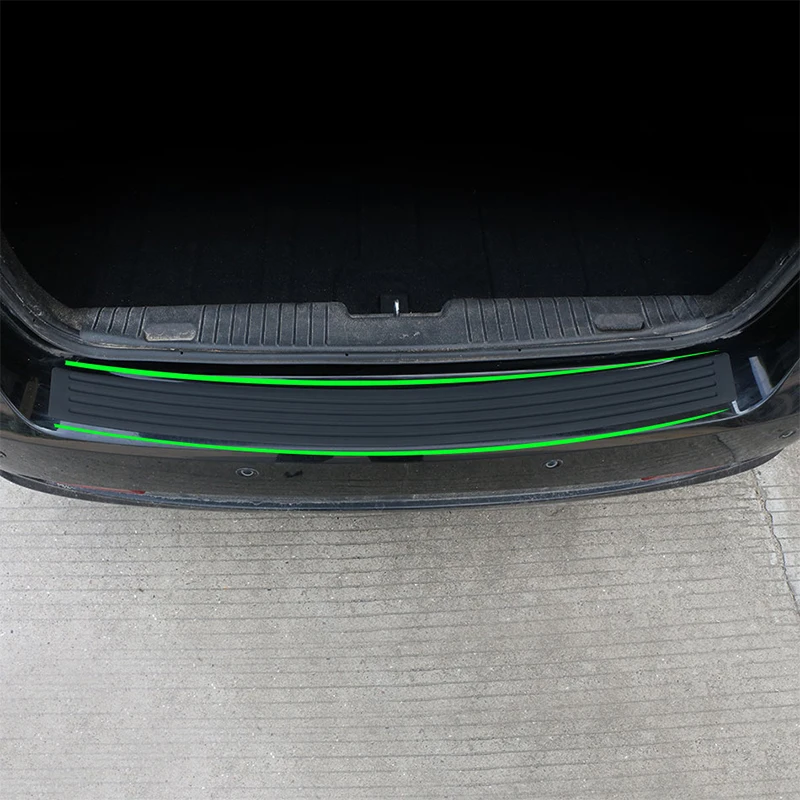 

My Good Car Rubber Rear Guard Bumper Protector Trim Cover Sticker car Accessories For Chevrolet Cruze Trax Captiva Aveo Malibu