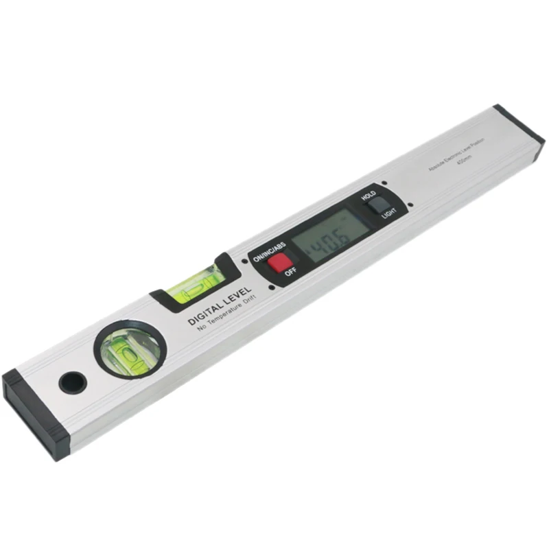  THGS Digital Angle Finder Level 360 Degree Range Spirit Level Upright Inclinometer Protractor Ruler