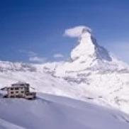 Отель на Полярном ландшафте Matterhorn Zermatt Постер &quotШвейцария&quot Print (18x6) | Дом и сад