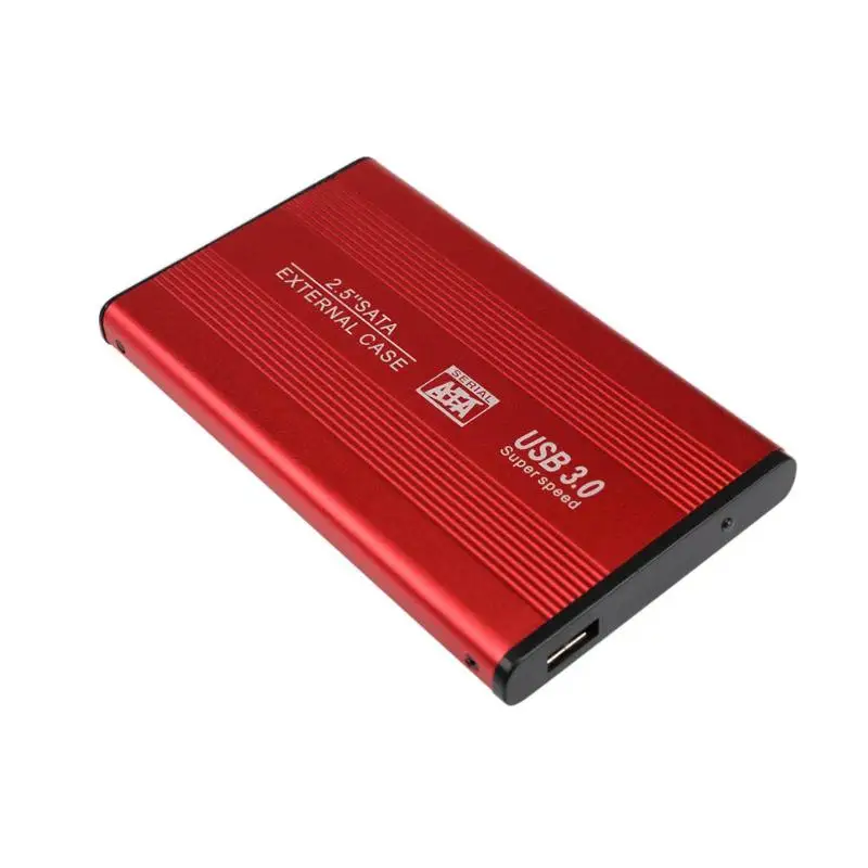 

2.5 Inch HDD Case SATA to USB3.0 SSD External Mobile Hard Drive Enclosure Aluminum Alloy Case Box