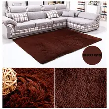 Сплошной цвет для чистки ковров, для дома, гостиной, Декор, мягкие дверные коврики, теплый цвет, красочные спальни, коврики для пола, противоскользящие ковры 80*120 см