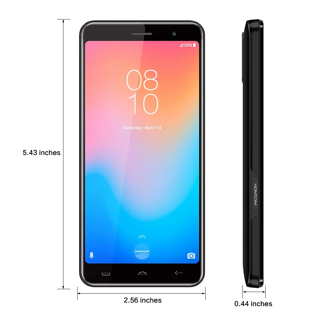 HOMTOM C13 5 0 дюймов 3g смартфон 18:9 полный дисплей MT6580M четырехъядерный 1 ГБ ОЗУ 8 Гб ПЗУ