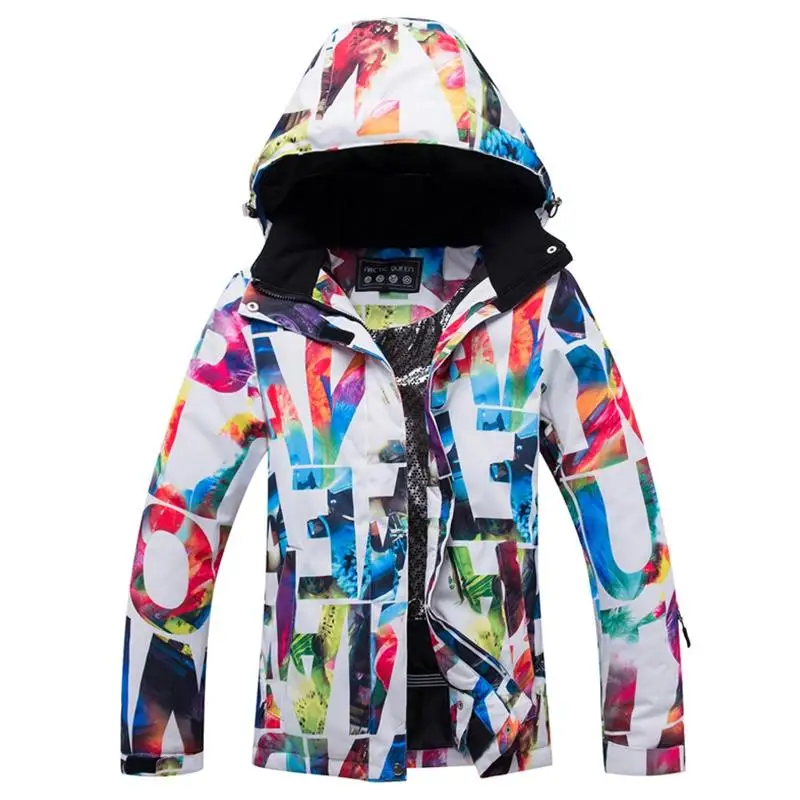 

ELOS-ARCTIC QUEEN Skiing Jackets Women Snowboarding Jacket Female Winter Sportswear Snow Ski Jacket Breathable Waterproof Wind