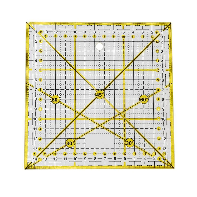 15x15 см стеганая Лоскутная Ткань квадратная линейка портной DIY швейный инструмент линейки для резки ткани для шитья Ремесло квадратная линейка для ткани