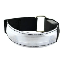 Светодиодный светоотражающий ремень безопасности блестящий браслет для бега