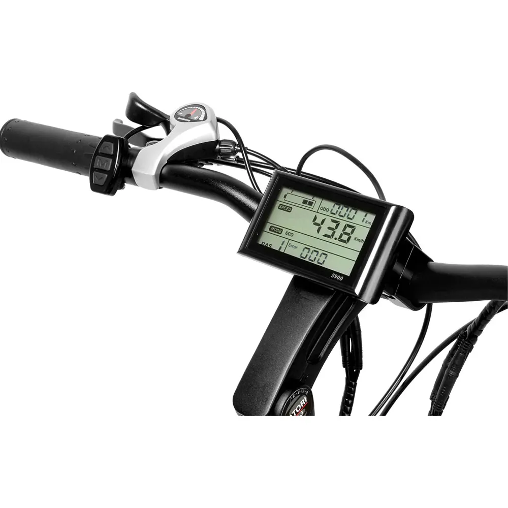 Cyrusher XF660 bicicleta eléctrica de 1000 W con casillero de Control remoto neumático de grasa de manillar ajustable e-Bike 21 velocidades eléctrico bicicleta