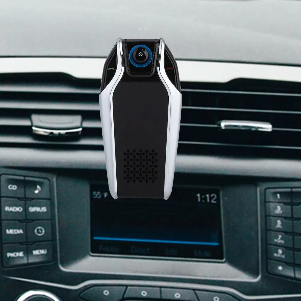 

Bluetooth Handsfree Car Kit Wireless Bluetooth Speaker Phone MP3 Music Player Sun Visor Clip Speakerphone with Car Charger