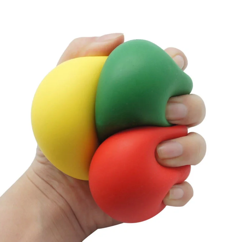 1 pc низкое сопротивление Squishy мяч для снятия напряжения аутизм Finger Fidget Упражнение (случайный цвет)