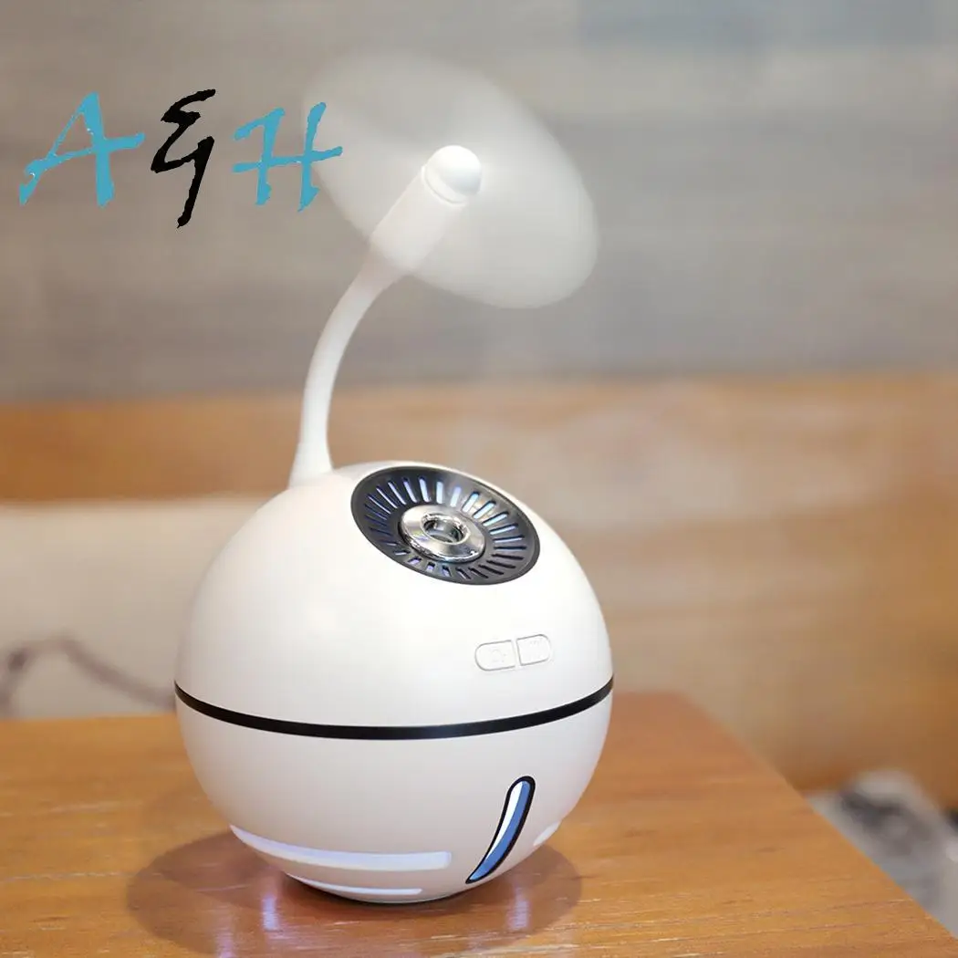 

3 In 1 Space Ball 300ML Rechargeable Power Less Than 35dB 3.5 Hours Bank Ultrasonic Air Humidifier 2-7 Hours