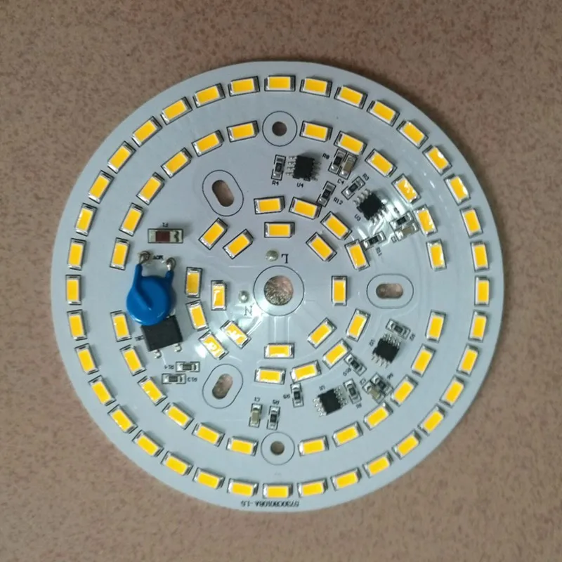 220 v SMD dimmable pcb ic ch 3 W 5 W 7 W 10 W 12 W 15 W 25 W 30 W 40 W 60 W 100 W ic драйвер лампы панель белый теплый белый