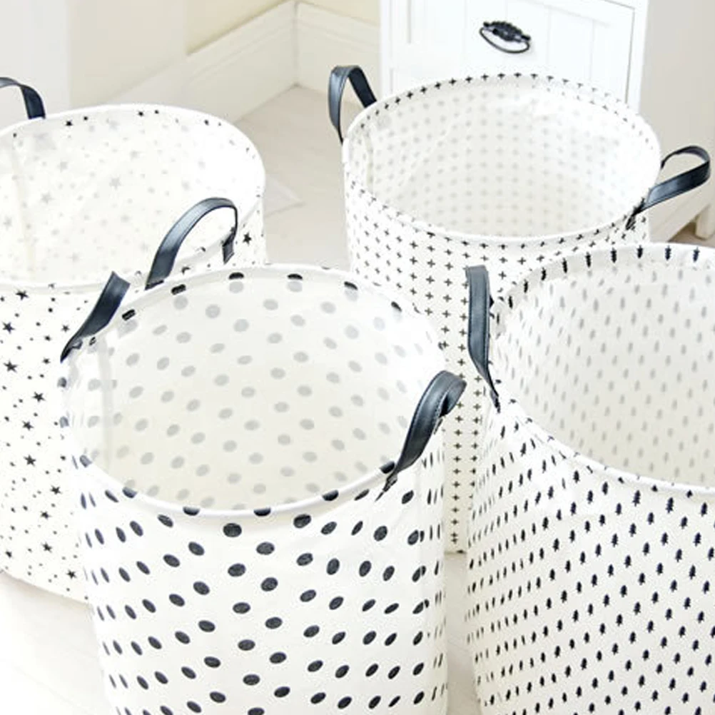 اليابانية نمط القطن و الكتان أشتات سلة التخزين طوي المحمولة سلة الغسيل القذرة الراقية صندوق تخزين ملابس