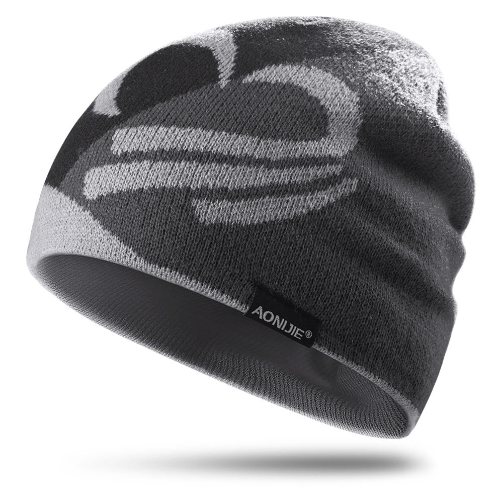 

Warm Windproof Autumn Winter Caps Running Skiing Sports Cycling Warm Windproof Running Beanie Hat Breathable for Men Women