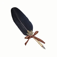 AAAJ-оригинальное творчество винтажная перо ретро резная Нержавеющая сталь Эмаль ручка, подпись подарочный набор перьевых ручек