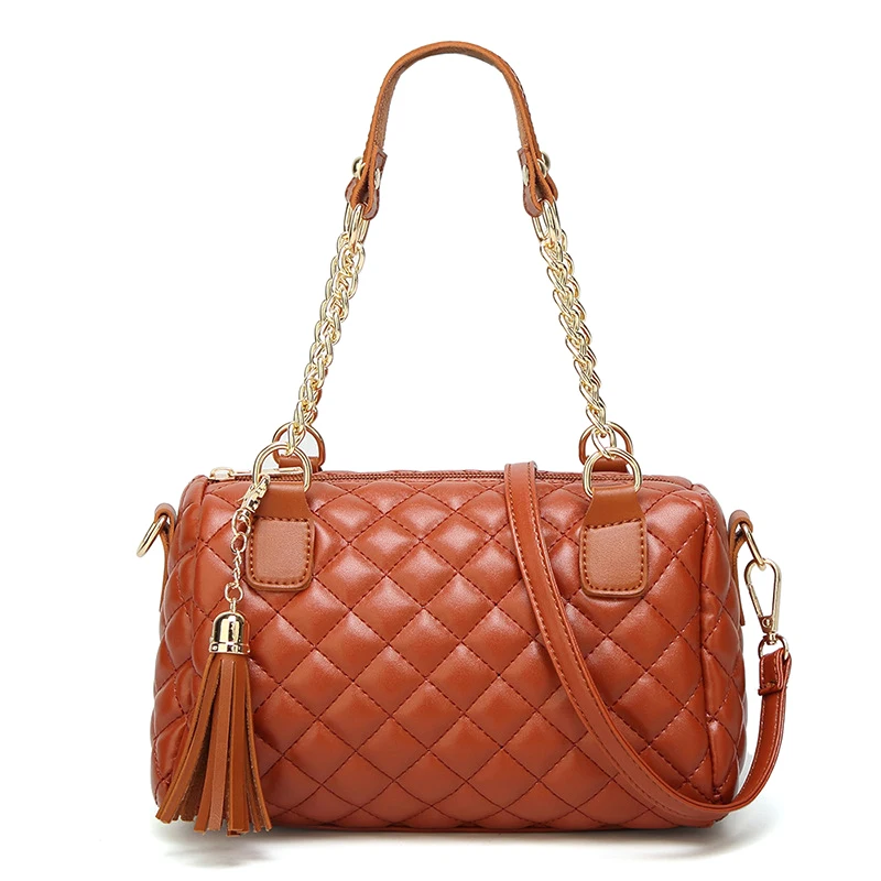 

Korea Fashion Women Solid Tassel Zipper Messenger Bags Female PU Leather Handbags Crossbody Bag Girls Lady Shoulder Bags Bolsa