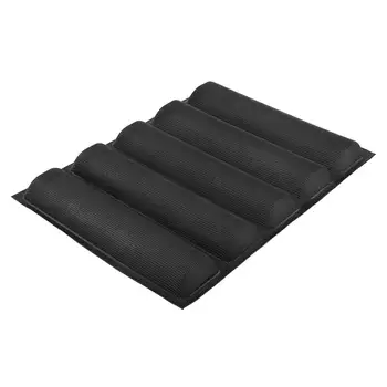 

12 Inch Non-Stick Silicone Bread Pans Baking Trays 5 Loaf Baguette Mold Loaves Baker Baguette Pan Bakeware Baking Trays