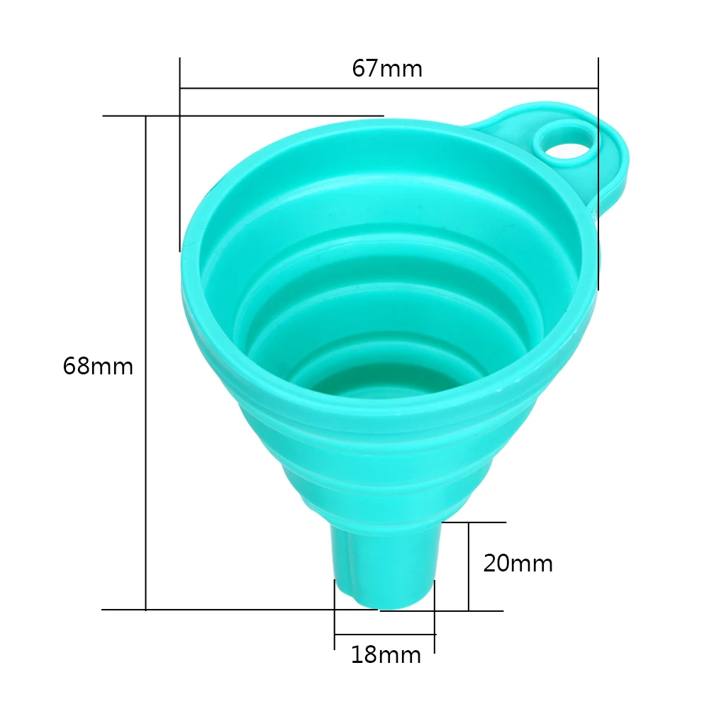 HOOMIN Мини Силиконовые складывающиеся воронки гаджеты портативный бункер кухня Cozinha инструменты для приготовления пищи Складная стильная воронка