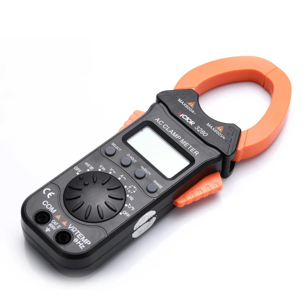 

NEW Portable Automatic Range Digital Clamp Multimeter AC DC Voltage Current Resistance Diode Measure Tool