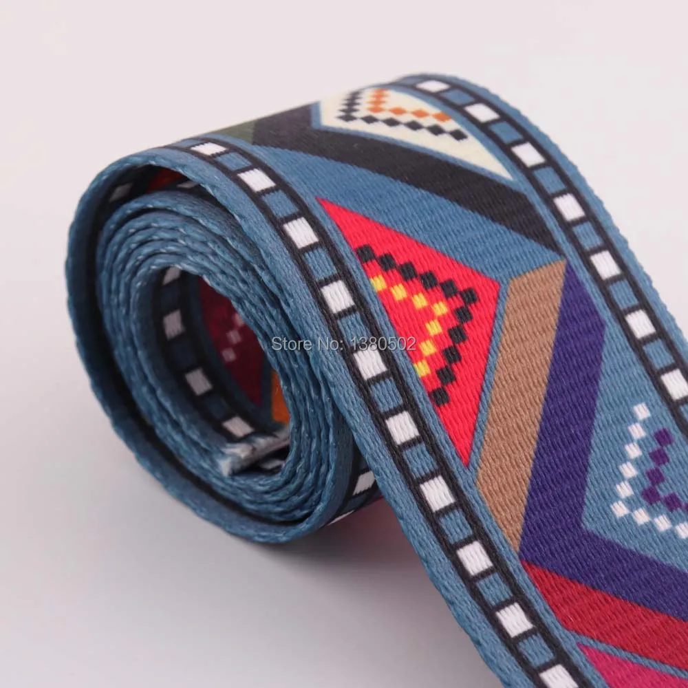 

2Yards 2"50mm Colorful Webbing Fabric belt Canvas Webbings for Bag garment strap Pet Collar