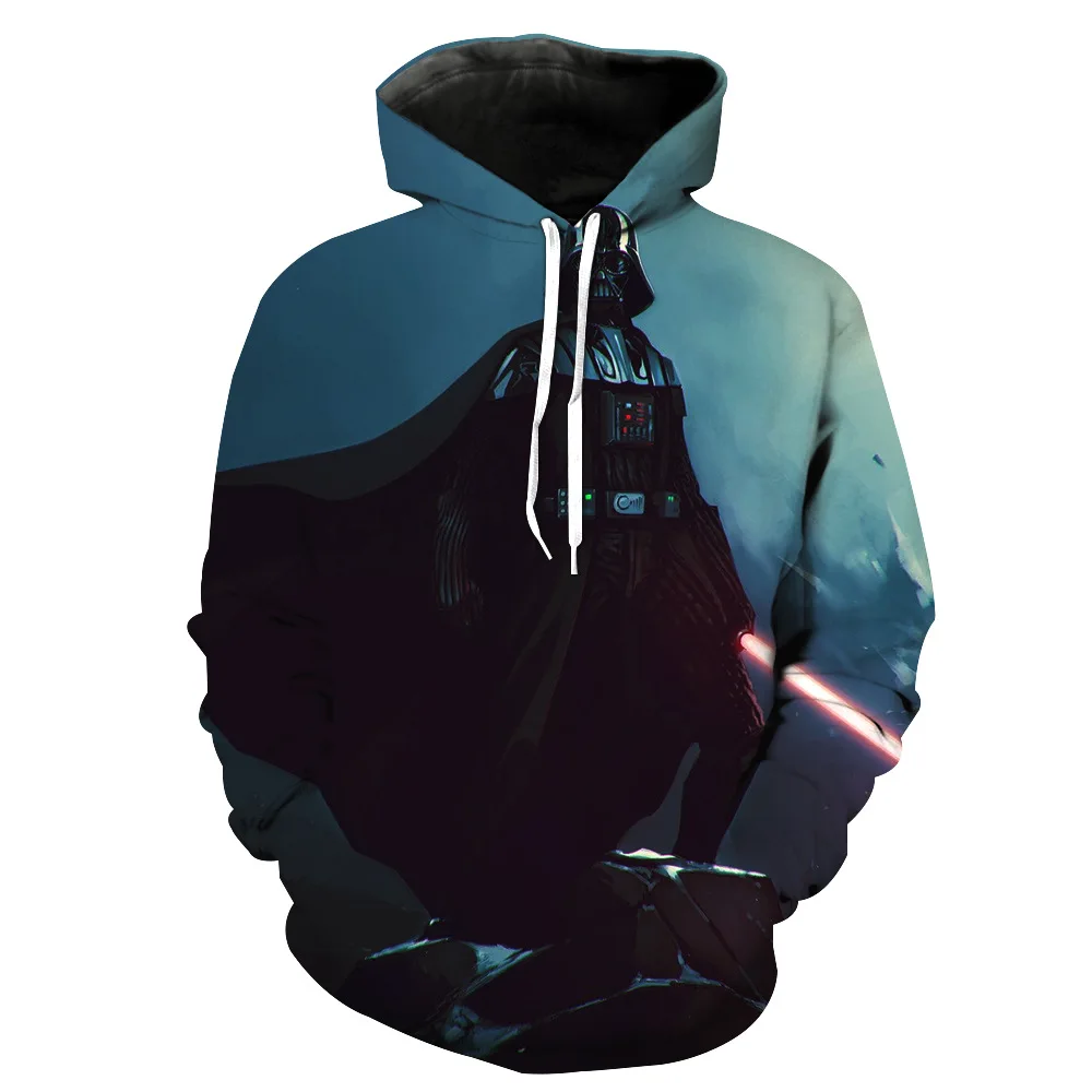 

Fans Made Star Wars Cosplay Hoodies Men Long Sleeve 3D Printed Harajuku Sweatshirt for Movie Fans Hoodie
