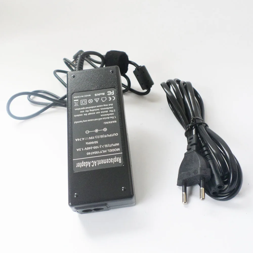 

AC Adapter Battery Charger FOR Toshiba L840D L840D-BT2N22 L840D-ST2N01 L845 L845-S4240 N17908 U405D-S2850 19V 4.74A Power Cord