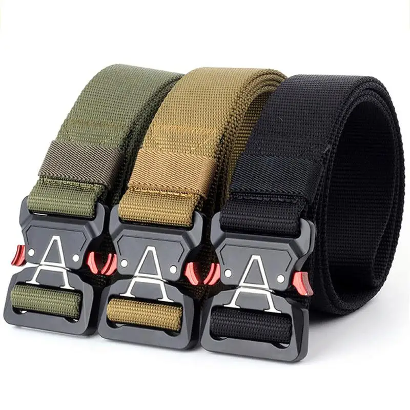 

125 Cm Nylon Quick Release Buckle Cobra Belt Outdoor Sports Wild Belt Outdoor Travel Kit