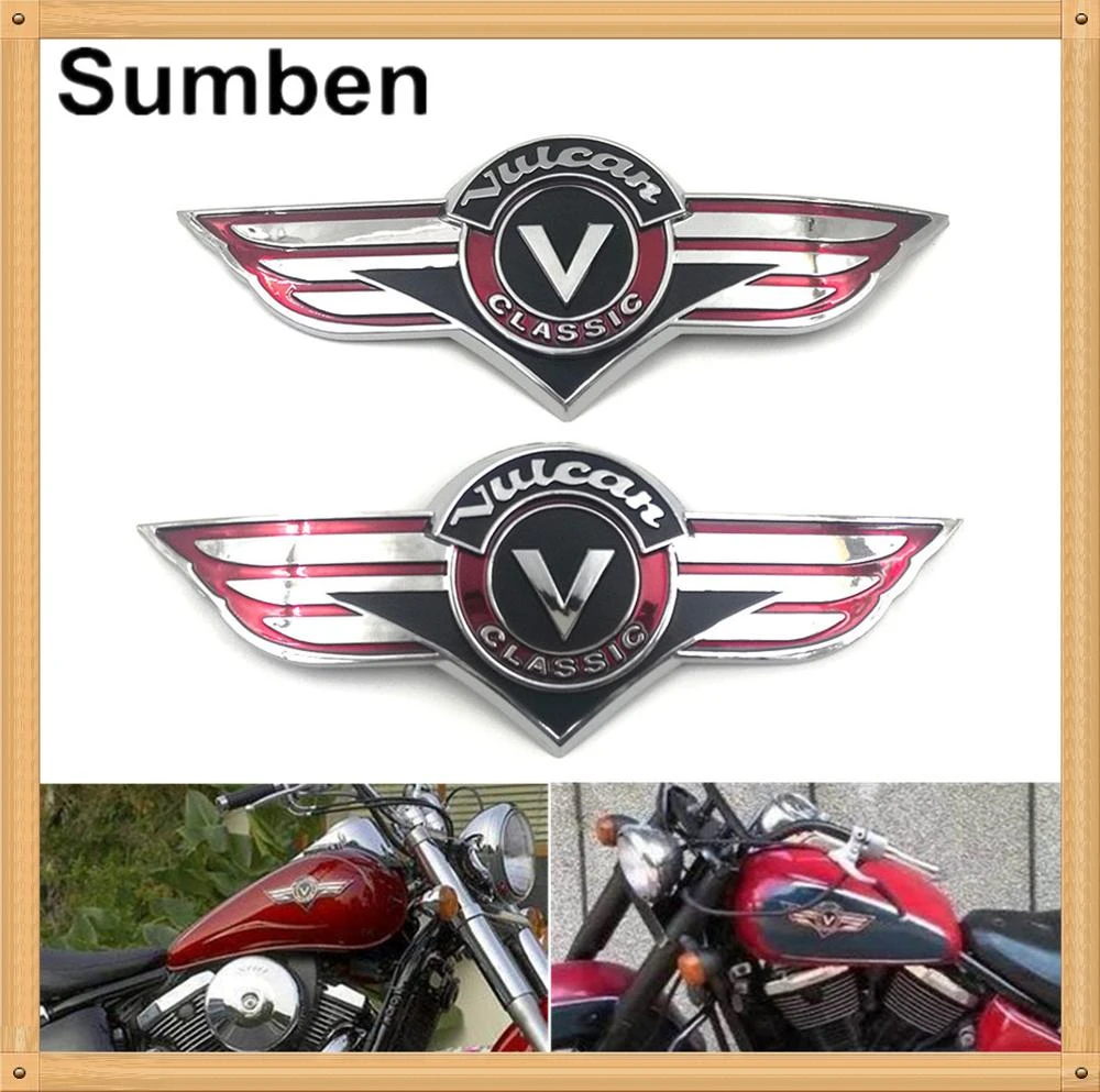 Fuel Gas Tank Emblem 3d Badge Abs Decal Side Sticker For Kawasaki Vulcan S 650 400 500 800 1500 Vn400 Vn500 Vn800 Vn1500 Classic Decals Stickers Aliexpress