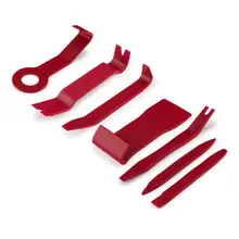 7 шт. жесткий пластиковый автомобильный Радио-панель для внутренней двери, клипса панели, Отделка приборной панели, набор инструментов для удаления открывания, набор инструментов для ремонта автомобиля DIY