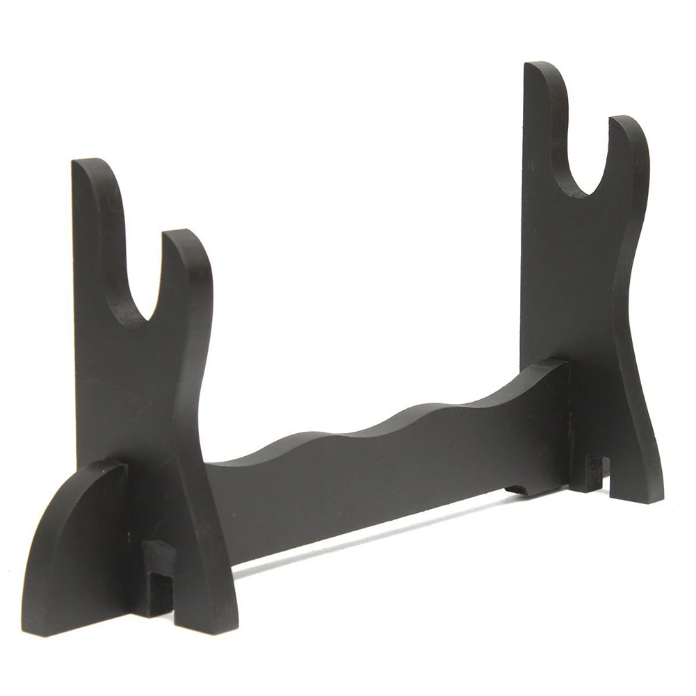 Yantan 3Tier Samurai Schwert Katana Holder Stand Bracket Rack Display Schwarz