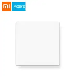 Оригинальный Xiaomi QBKG04LM Aqara Смарт настенный выключатель света ZigBee версия один ключ смартфон приложение устройство «умный дом» дистанционное