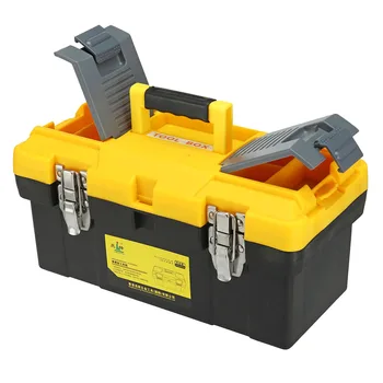 

14/17/19 Inch Plastic Tools Box Chest Storage Organizer PortableToolbox Tool Case Holder Container Handle Tray Compartment Kits
