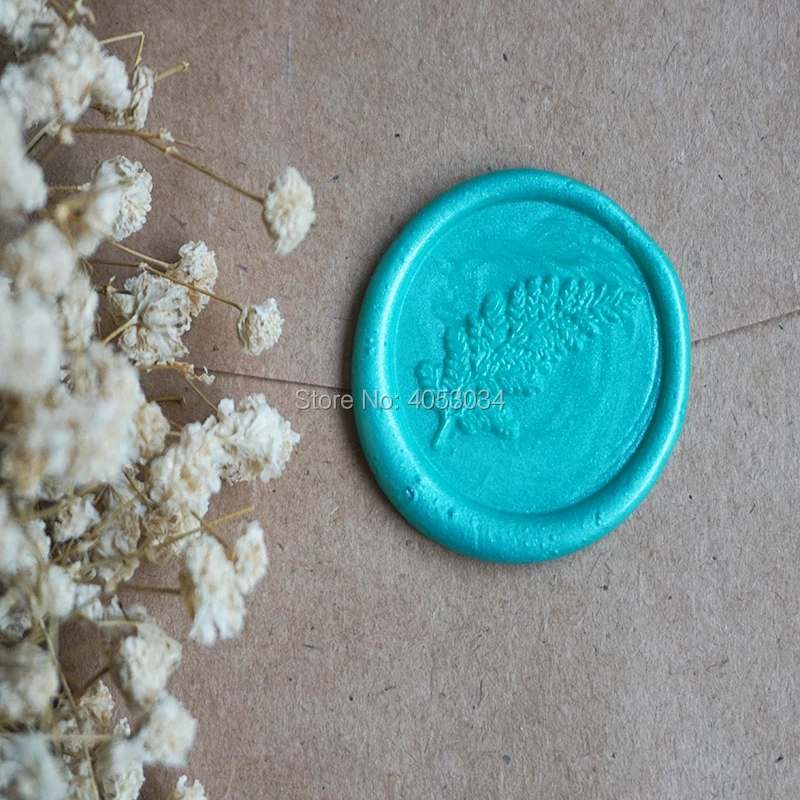 

Leaf Wax Seal Stamp Kit Botanical Wedding Invitation Seals