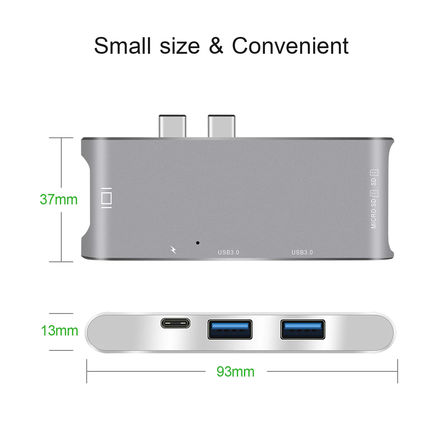 USB Type C адаптер GOOJODOQ HDMI 4k|type c hub|usb 3.0 portusb usb hub |