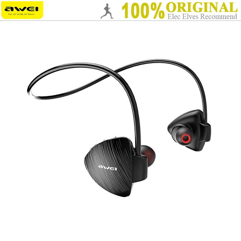 

Awei A847BL Wireless Sweatproof Earphone EarHooks Style Noise Cancelling For Mobile Phone Bluetooth Sports Earbuds
