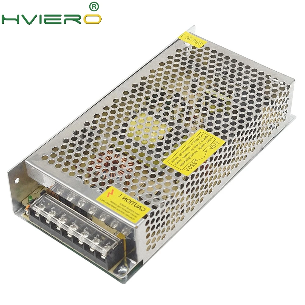 

1pcs High quality 120W Switching Power Supply Driver Transformer AC 110/220V DC 12V 10A For camera Led Light Various instrument