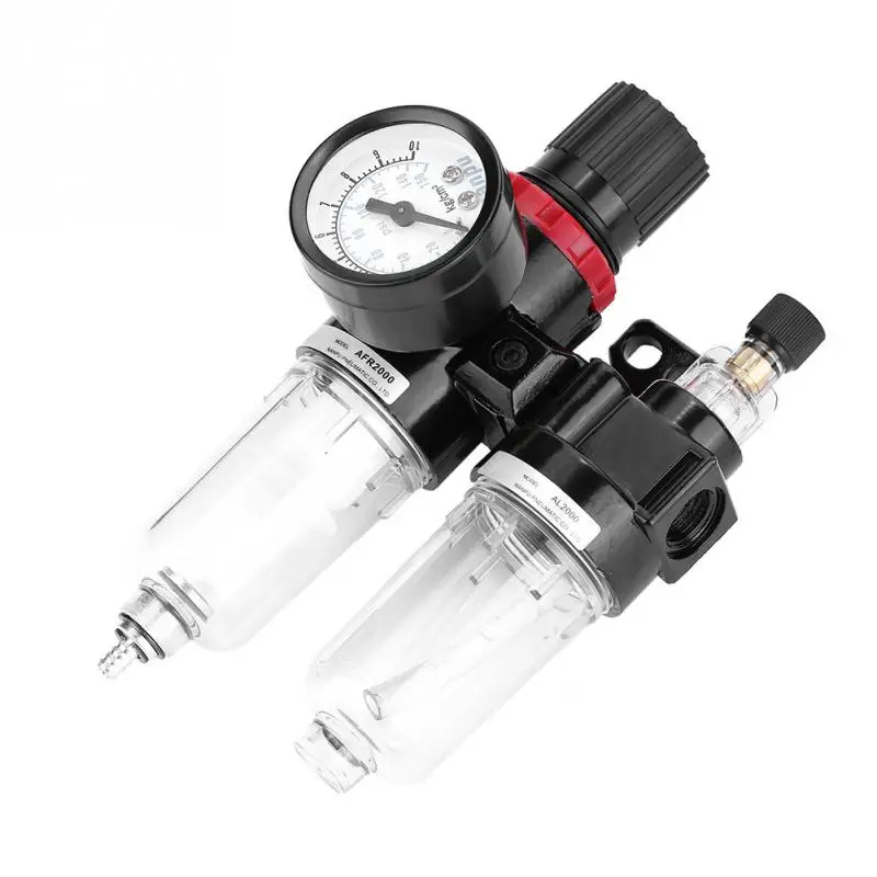 Hot! Pneumatic Air Pressure Filter Regulator Lubricator Moisture Water