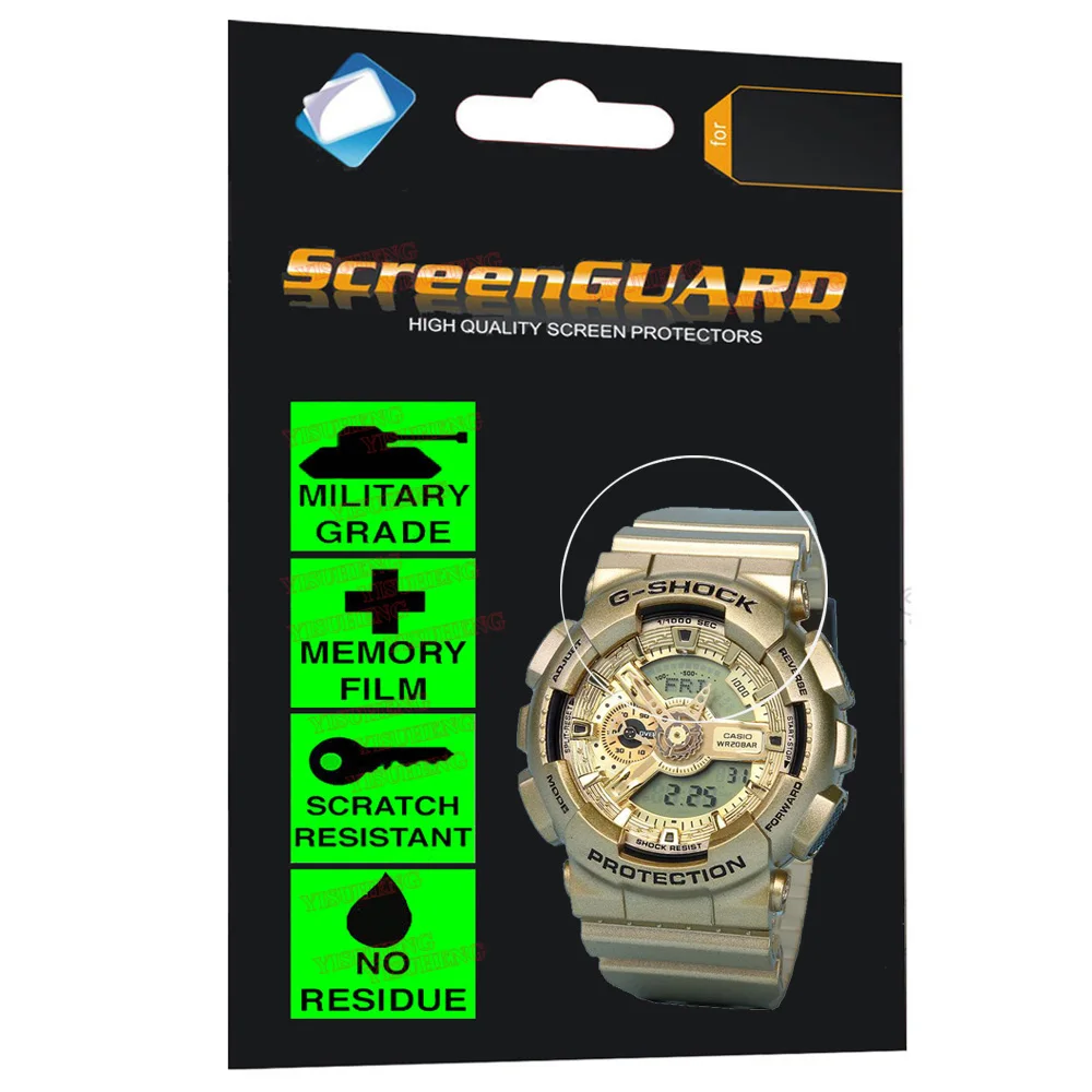 Классический военный класс анти шок пленка для Casio Часы G SHOCK Multifunctional аналоговый