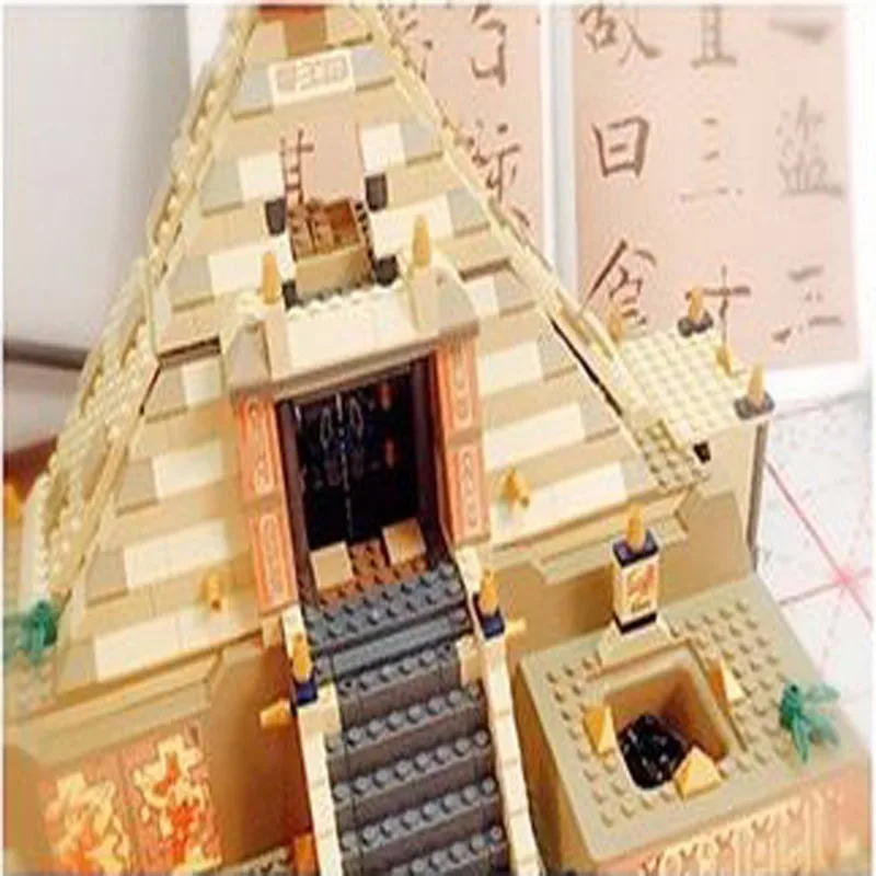 

New Lepin Block 31001 Will Film Series Egypt Fa Lao Series Scorpion Wang Pyramid Mummy Plastic Building Blocks Toys 822pcs
