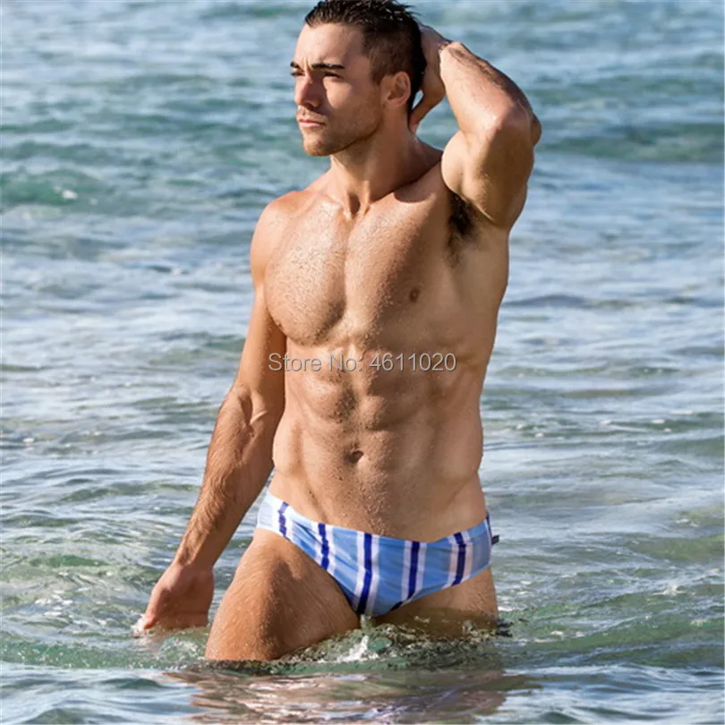 Easygoing-Shop Men Striped Swimwear with Rope Brand Man Swimming Trunks Beach Short Surf Lashing Easygoing-Shop Men Striped Swimwear with Rope Brand Man Swimming Trunks Beach Short Surf Lashing