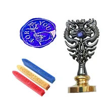 Подпись индивидуальная восковая печать комплект печатей для вас Металл Дракон ручки подарочные Винтаж посылка Свадебные Приглашения конверт печать штамп