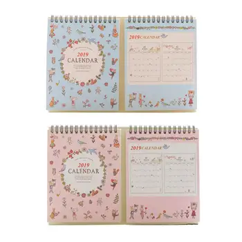 

1PC Desk Calendar with Stand, Monthly Academic Calendar Year Daily Planner Desktop Calendar Year Planner
